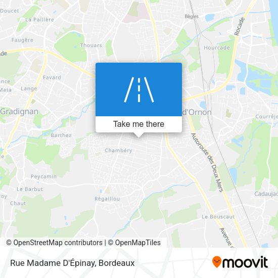 Rue Madame D'Épinay map