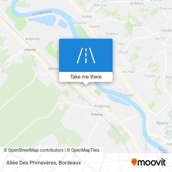 Allée Des Primevères map
