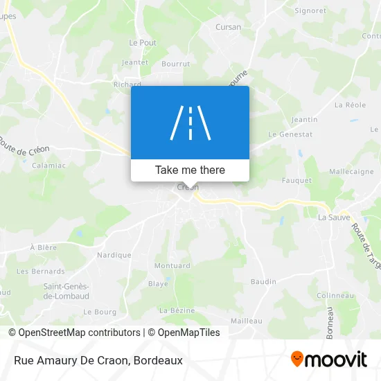 Rue Amaury De Craon map