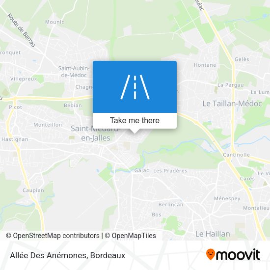 Allée Des Anémones map