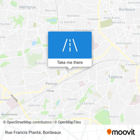 Rue Francis Planté map