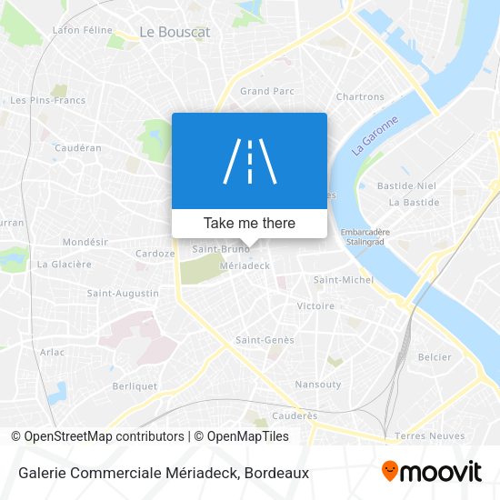 Galerie Commerciale Mériadeck map