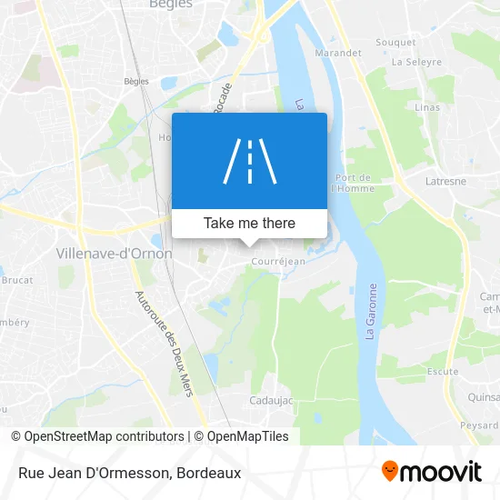 Rue Jean D'Ormesson map