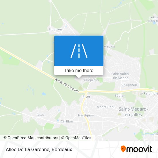 Allée De La Garenne map