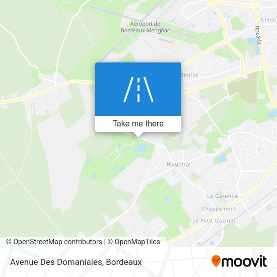 Avenue Des Domaniales map