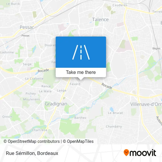 Rue Sémillon map