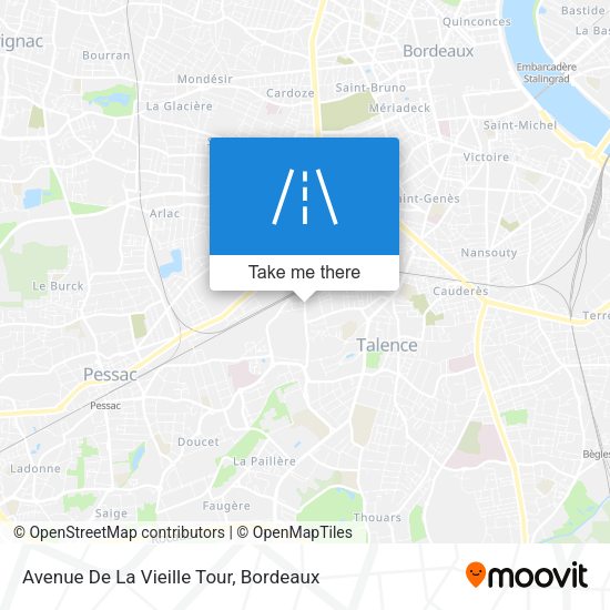 Avenue De La Vieille Tour map
