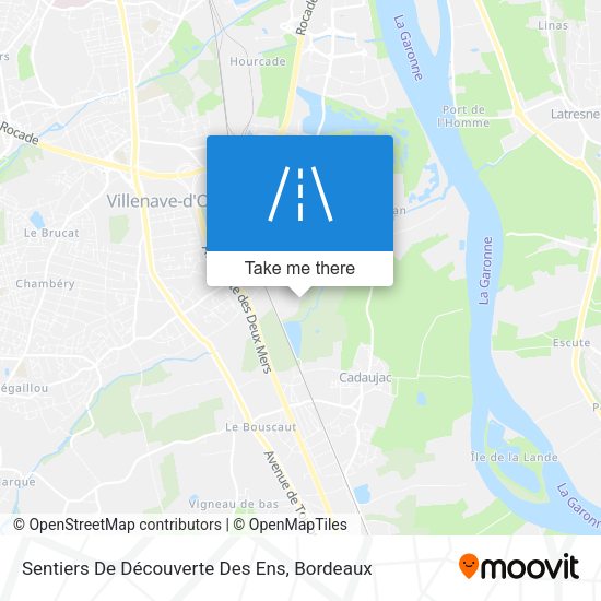 Sentiers De Découverte Des Ens map