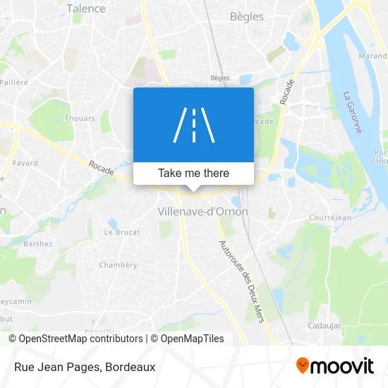 Rue Jean Pages map
