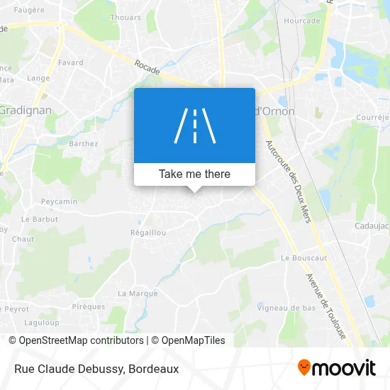 Rue Claude Debussy map