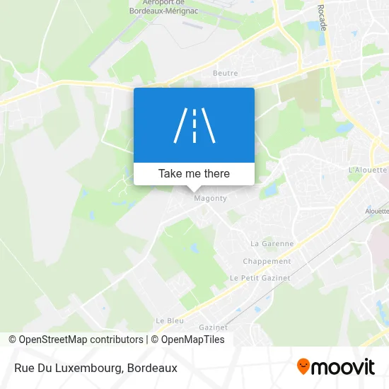 Rue Du Luxembourg map