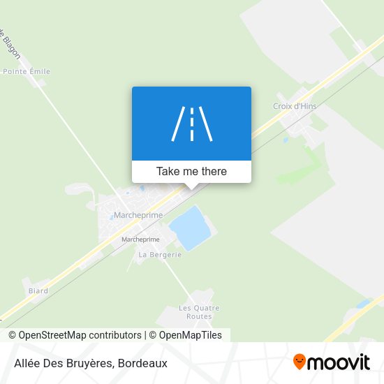 Allée Des Bruyères map