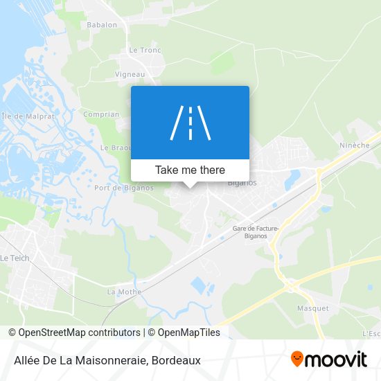 Allée De La Maisonneraie map