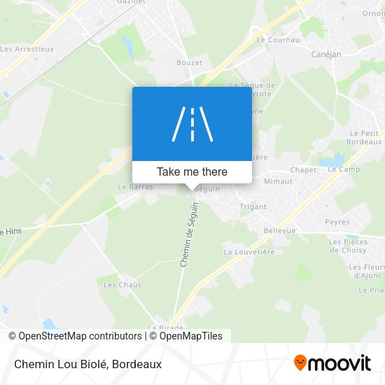Chemin Lou Biolé map