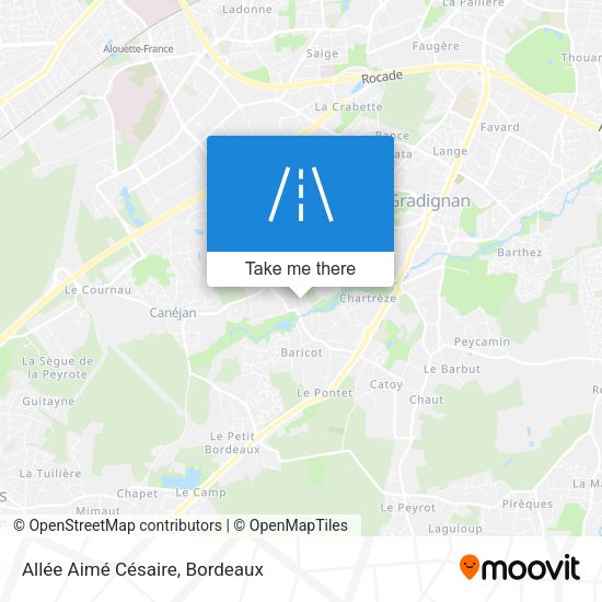Allée Aimé Césaire map