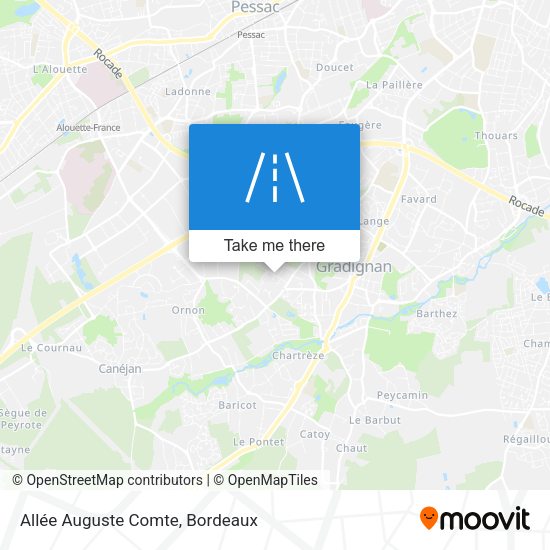 Allée Auguste Comte map