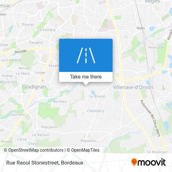 Rue Raoul Stonestreet map