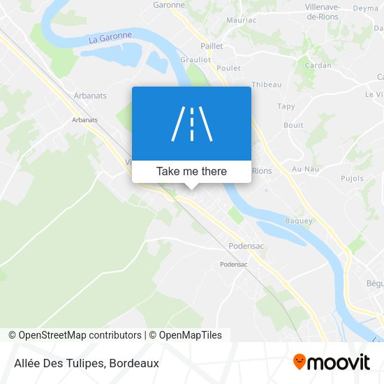 Allée Des Tulipes map