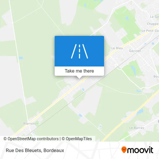 Rue Des Bleuets map
