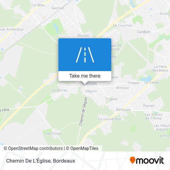 Chemin De L'Église map