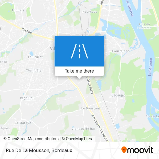 Rue De La Mousson map