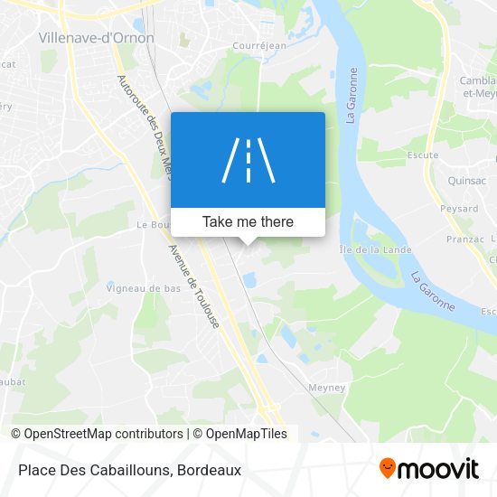 Place Des Cabaillouns map
