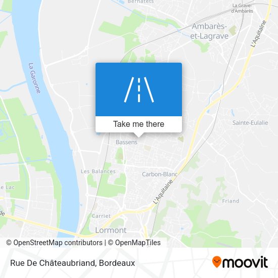 Rue De Châteaubriand map