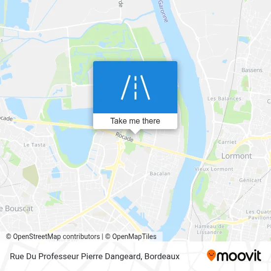 Rue Du Professeur Pierre Dangeard map