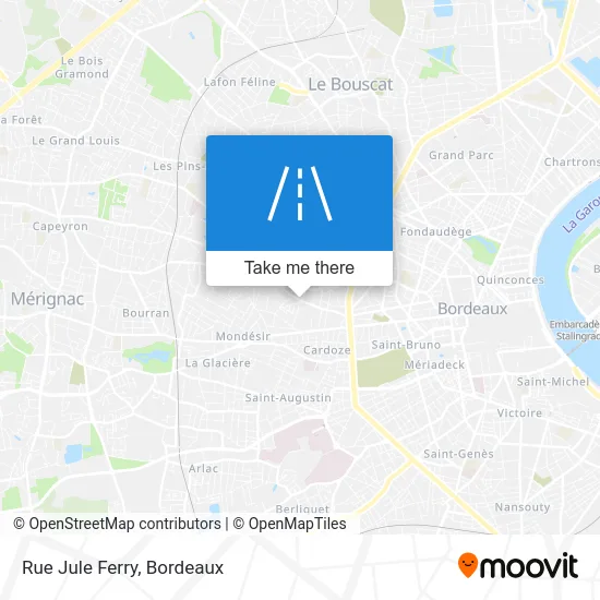 Rue Jule Ferry map