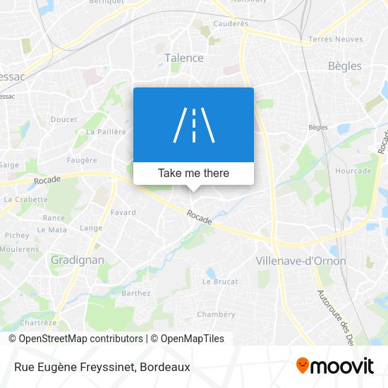 Rue Eugène Freyssinet map