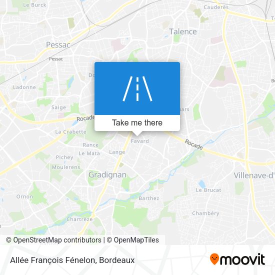 Allée François Fénelon map