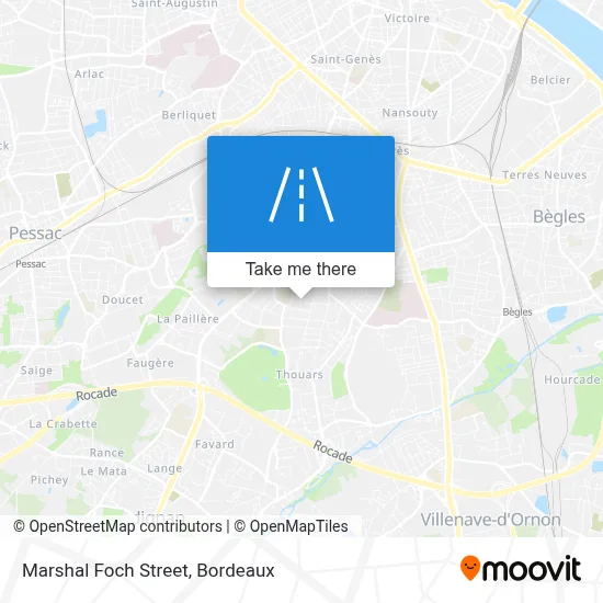 Rue Maréchal Foch map