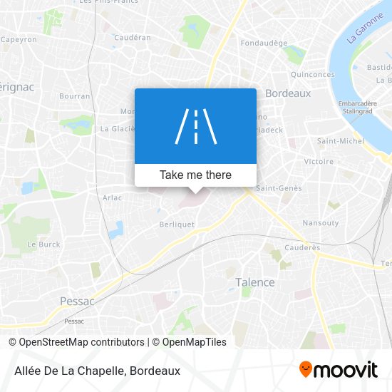 Allée De La Chapelle map