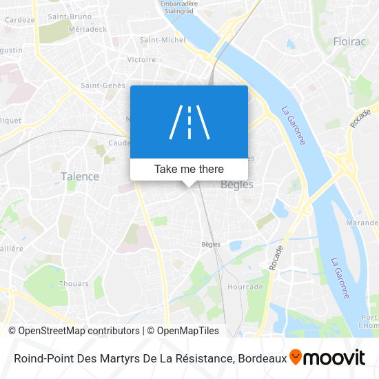 Roind-Point Des Martyrs De La Résistance map