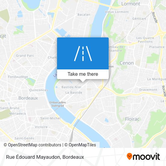 Rue Édouard Mayaudon map