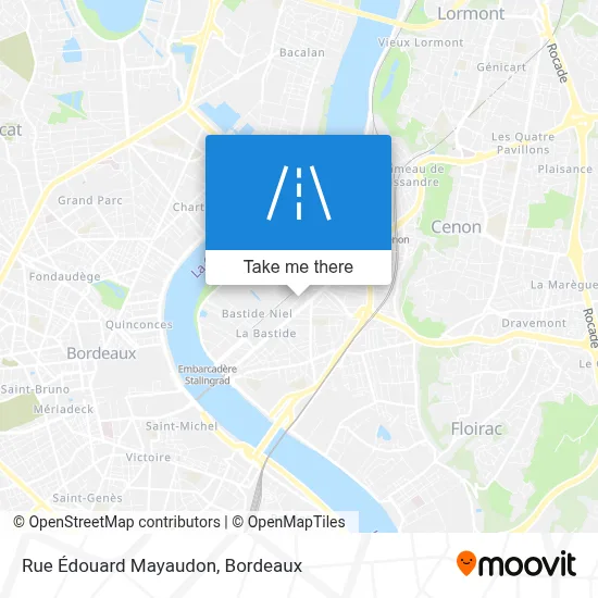 Rue Édouard Mayaudon map