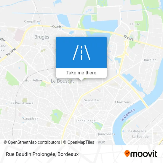 Rue Baudin Prolongée map