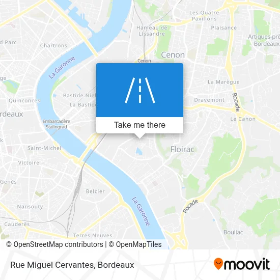 Rue Miguel Cervantes map