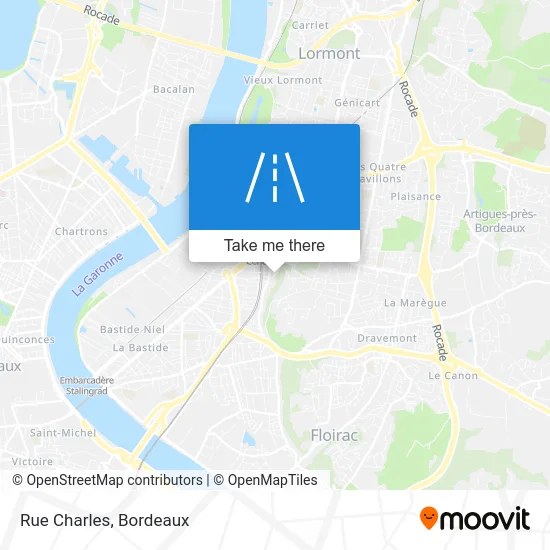 Rue Charles map