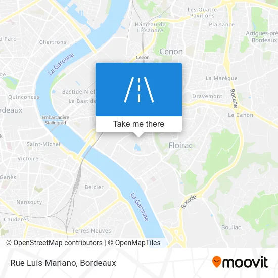 Rue Luis Mariano map