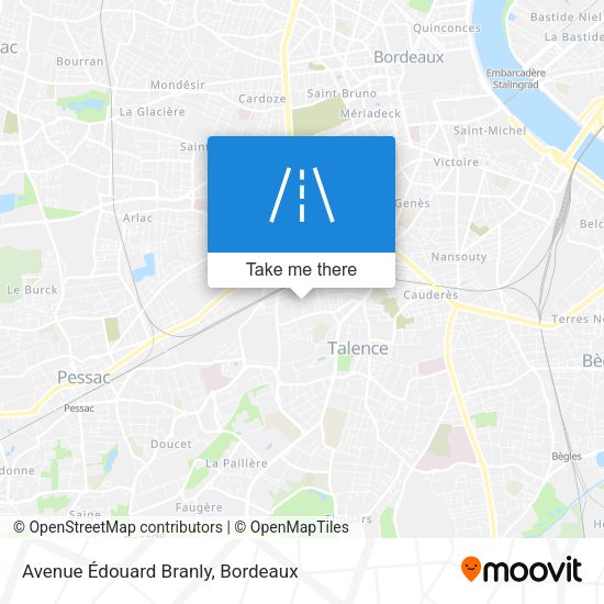 Avenue Édouard Branly map