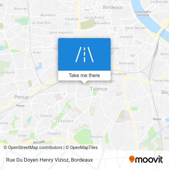 Rue Du Doyen Henry Vizioz map