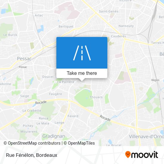 Rue Fénélon map