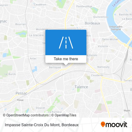 Impasse Sainte-Croix Du Mont map