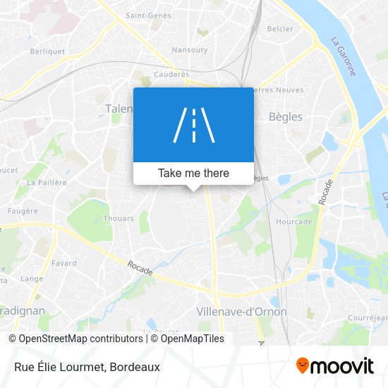 Rue Élie Lourmet map