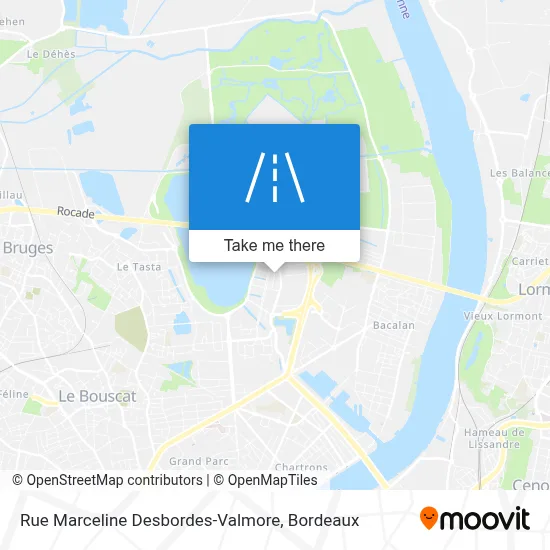 Rue Marceline Desbordes-Valmore map