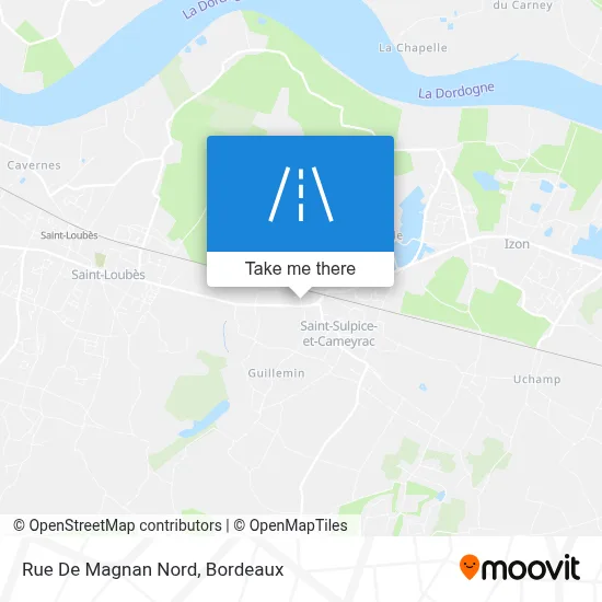 Rue De Magnan Nord map