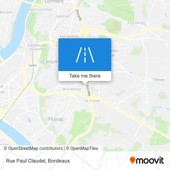 Rue Paul Claudel map