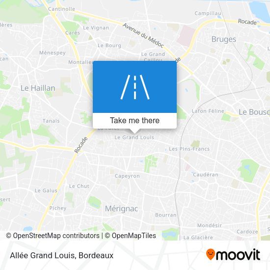 Allée Grand Louis map