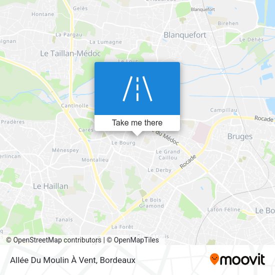 Allée Du Moulin À Vent map